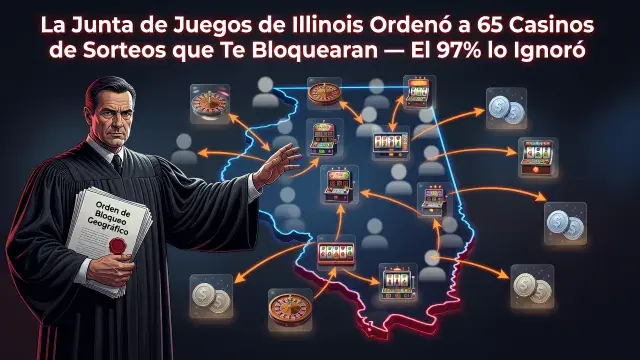 La Junta de Juegos de Illinois Ordenó a 65 Casinos de Sorteos que Te Bloquearan - El 97% lo Ignoró