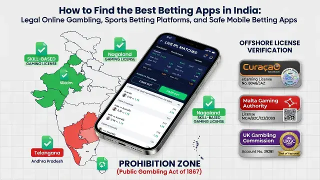 How to Find the Best Betting Apps in India: Legal Online Gambling, Sports Betting Platforms, and Safe Mobile Betting Apps